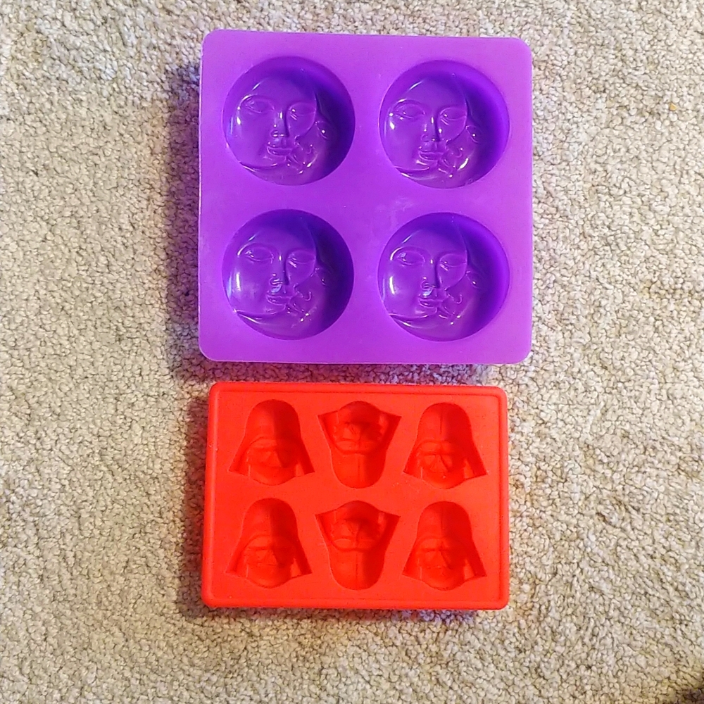 Soap molds - start wars & moonlight.